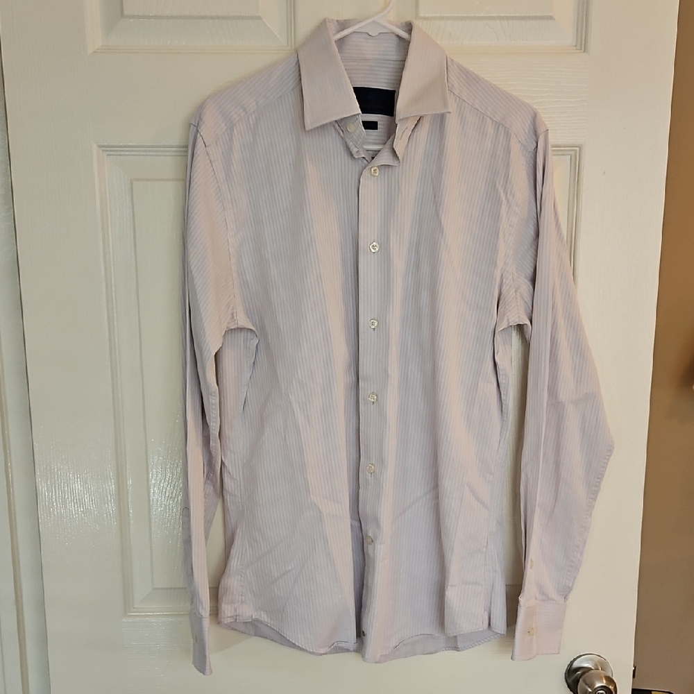 David Donahue Light Purple Dress Shirt